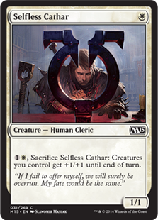 Selfless Cathar - Magic 2015 (M15) - C - 31