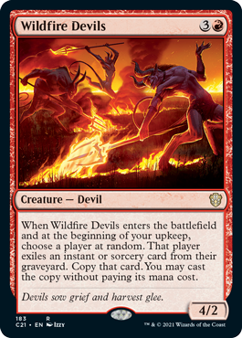 Wildfire Devils - Commander 2021 - R - 183