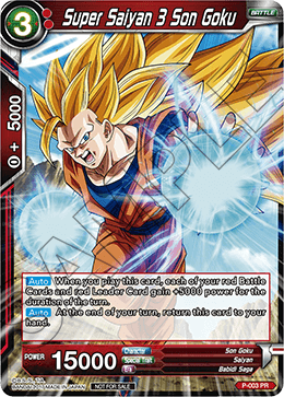 Super Saiyan 3 Son Goku (Foil Version) - Promotion Cards - Promo - P-003