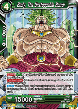 Broly, The Unstoppable Horror (Non-Foil Version) - Promotion Cards - Promo - P-006