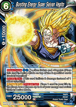 Bursting Energy Super Saiyan Vegito (Foil Version) - Promotion Cards - Promo - P-014