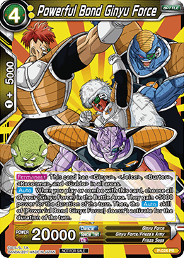 Powerful Bond Ginyu Force - Promotion Cards - Promo - P-024