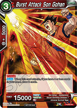 Burst Attack Son Gohan - Promotion Cards - Promo - P-049