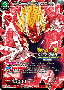 Glory-Obsessed Prince of Destruction Vegeta - Tournament Promotion Cards - Promo - P-063