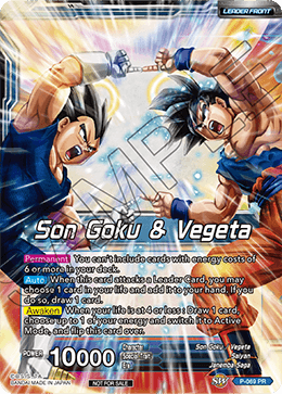 Son Goku & Vegeta // Miracle Strike Gogeta - Mythic Booster - Common - P-069