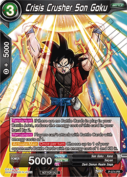 Crisis Crusher Son Goku - Promotion Cards - Promo - P-074