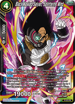 Black Masked Saiyan, Splintering Mind - Revision Pack 2020 - Promo - P-075