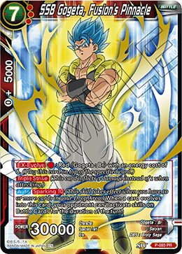 SSB Gogeta, Fusion's Pinnacle (Destroyer Kings- Box Promotion) - Promotion Cards - Promo - P-093