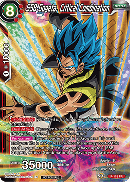 SSB Gogeta, Critical Combination - Promotion Cards - Promo - P-118