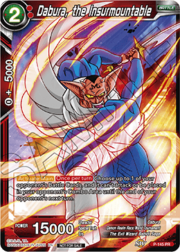 Dabura, the Insurmountable (Power Booster: World Martial Arts Tournament) - Promotion Cards - Promo - P-145