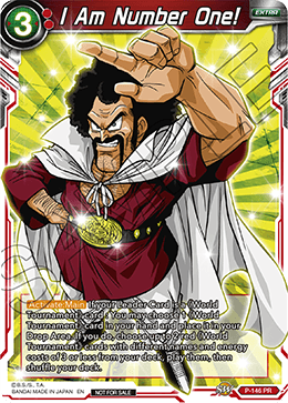 I Am Number One! (Power Booster: World Martial Arts Tournament) - Promotion Cards - Promo - P-146