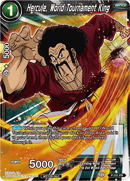 Hercule, World Tournament King (Power Booster) - Promotion Cards - Promo - P-161