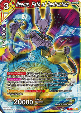 Beerus, Path of Destruction - Promotion Cards - Promo - P-173