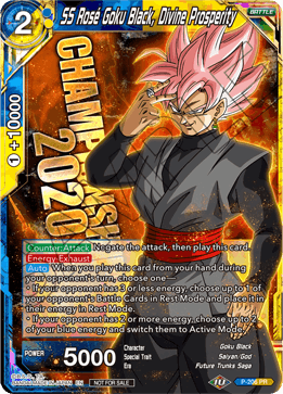 SS Rose Goku Black, Divine Prosperity - Promotion Cards - Promo - P-206