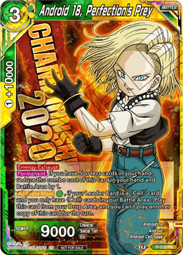 Android 18, Perfection's Prey - Promotion Cards - Promo - P-210