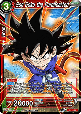 Son Goku the Purehearted - Promotion Cards - Promo - P-214
