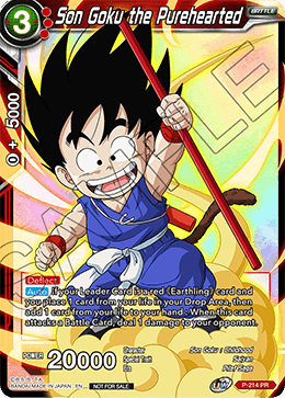 Son Goku the Purehearted (Alternate Art) - Promotion Cards - Promo - P-214