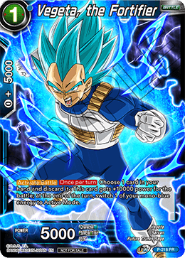 Vegeta, the Fortifier - Promotion Cards - Promo - P-218