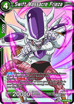 Swift Massacre Frieza (Alternate Art) - Promotion Cards - Promo - P-221