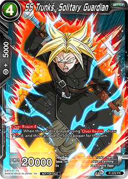 SS Trunks, Solitary Guardian - Promotion Cards - Promo - P-229