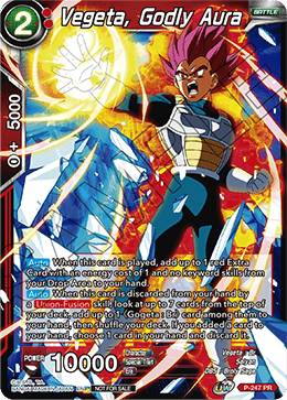 Vegeta, Godly Aura - Promotion Cards - Promo - P-247