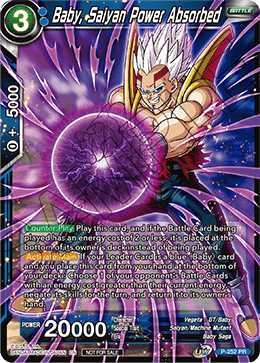 Baby, Saiyan Power Absorbed - Promotion Cards - Promo - P-252