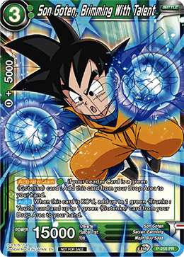 Son Goten, Brimming With Talent - Promotion Cards - Promo - P-255