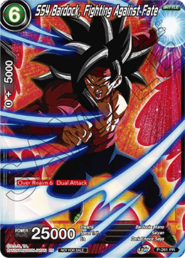 SS4 Bardock, Fighting Against Fate - Tournament Promotion Cards - Promo - P-261