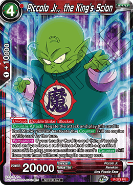 Piccolo Jr., the King's Scion (Unison Warrior Series Tournament Pack Vol.3) - Tournament Promotion Cards - Promo - P-273