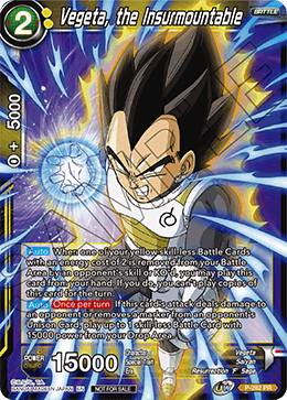 Vegeta, the Insurmountable (Unison Warrior Series Tournament Pack Vol.3) - Tournament Promotion Cards - Promo - P-282