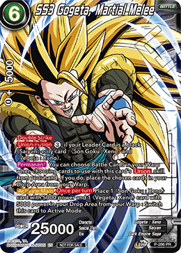 SS3 Gogeta, Martial Melee (Unison Warrior Series Tournament Pack Vol.3) (Winner Stamped) - Tournament Promotion Cards - Promo - P-286