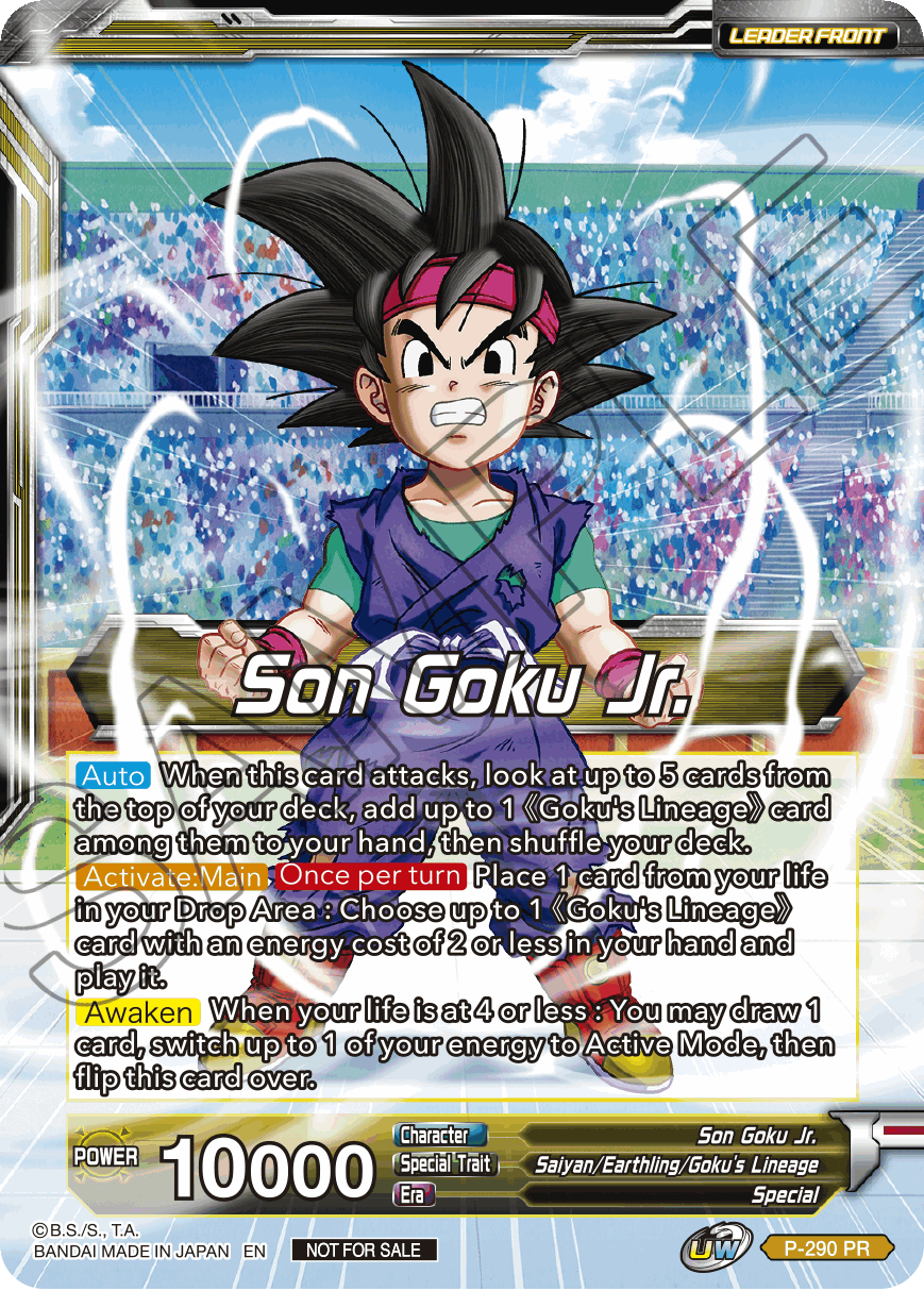 Son Goku Jr. // SS Son Goku Jr., Scion of the Lineage - Promotion Cards - Promo - P-290