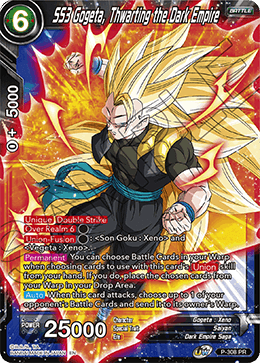 SS3 Gogeta, Thwarting the Dark Empire - Mythic Booster - Rare - P-308