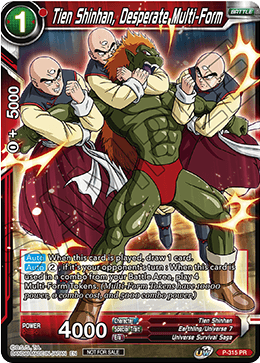 Tien Shinhan, Desperate Multi-Form - Tournament Promotion Cards - Promo - P-315