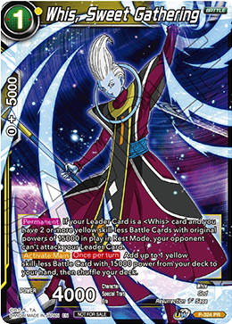 Whis, Sweet Gathering - Tournament Promotion Cards - Promo - P-324