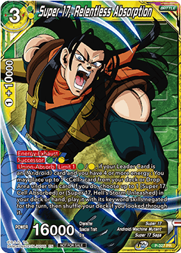 Super 17, Relentless Absorption (Winner Stamped) - Tournament Promotion Cards - Promo - P-327