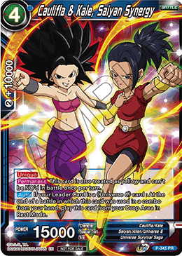Caulifla & Kale, Saiyan Synergy - Tournament Promotion Cards - Promo - P-345