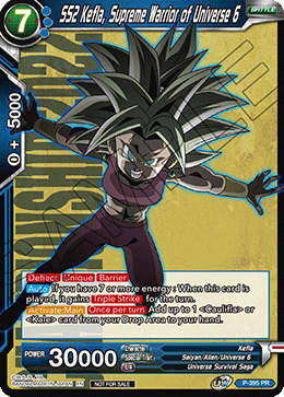 SS2 Kefla, Supreme Warrior of Universe 6 (Championship Pack 2022 Vol.1) - Promotion Cards - Promo - P-395