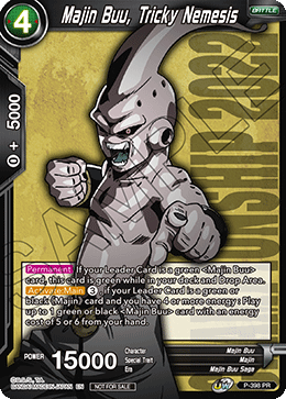Majin Buu, Tricky Nemesis (Championship Pack 2022 Vol.1) - Promotion Cards - Promo - P-398