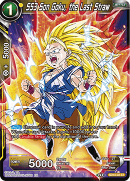 SS3 Son Goku, the Last Straw - Mythic Booster - Common - SD10-02