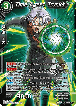 Time Agent Trunks - Rise of the Unison Warrior - Starter Rare - SD14-04