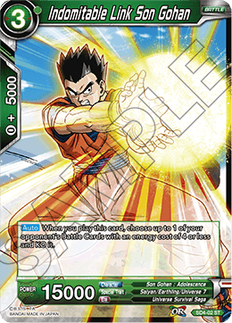 Indomitable Link Son Gohan - Colossal Warfare - Starter Rare - SD4-02