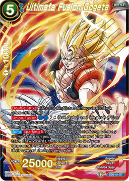 Ultimate Fusion Gogeta (Reprint) - Battle Evolution Booster - Starter Rare - SD6-04