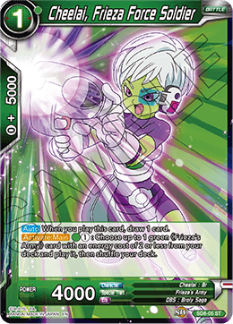 Cheelai, Frieza Force Soldier (Reprint) - Battle Evolution Booster - Starter Rare - SD8-05