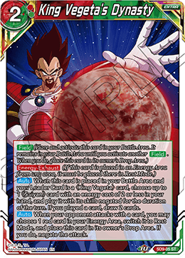 King Vegeta's Dynasty - Assault of the Saiyans - Starter Rare - SD9-05