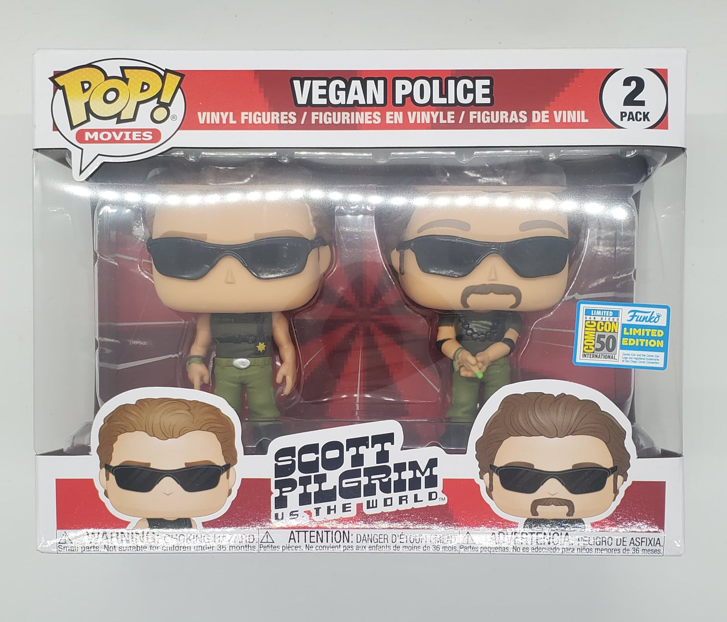 Funko Pop SDCC 2 Pack Vegan Police