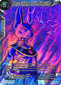 Beerus, Universe 7 Divine Vanquisher (SPR) - Tournament of Power - Special Rare - TB1-030