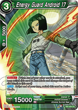Energy Guard Android 17 - Tournament of Power - Uncommon - TB1-054
