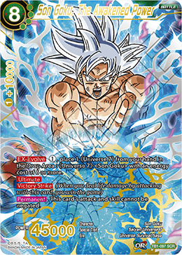 Son Goku, The Awakened Power - Tournament of Power - Secret Rare - TB1-097