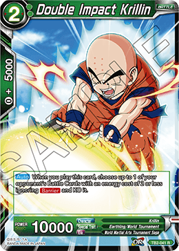 Double Impact Krillin - World Martial Arts Tournament - Rare - TB2-041